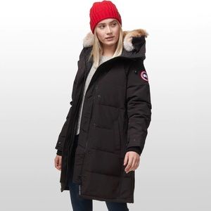 Canada Goose Shelburne Down Parka with Removable Hood and Fur Trim